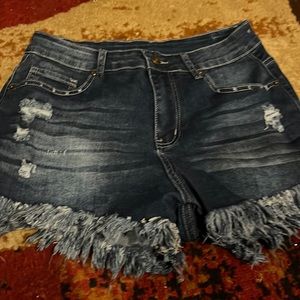 Jean shorts brand new tag is still on size medium